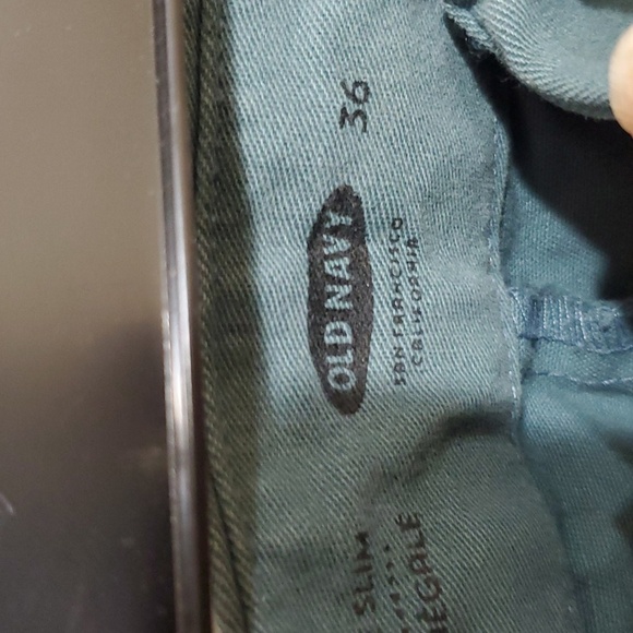 Mens Green Denim Cotton Shorts Size 36 - Picture 3 of 8